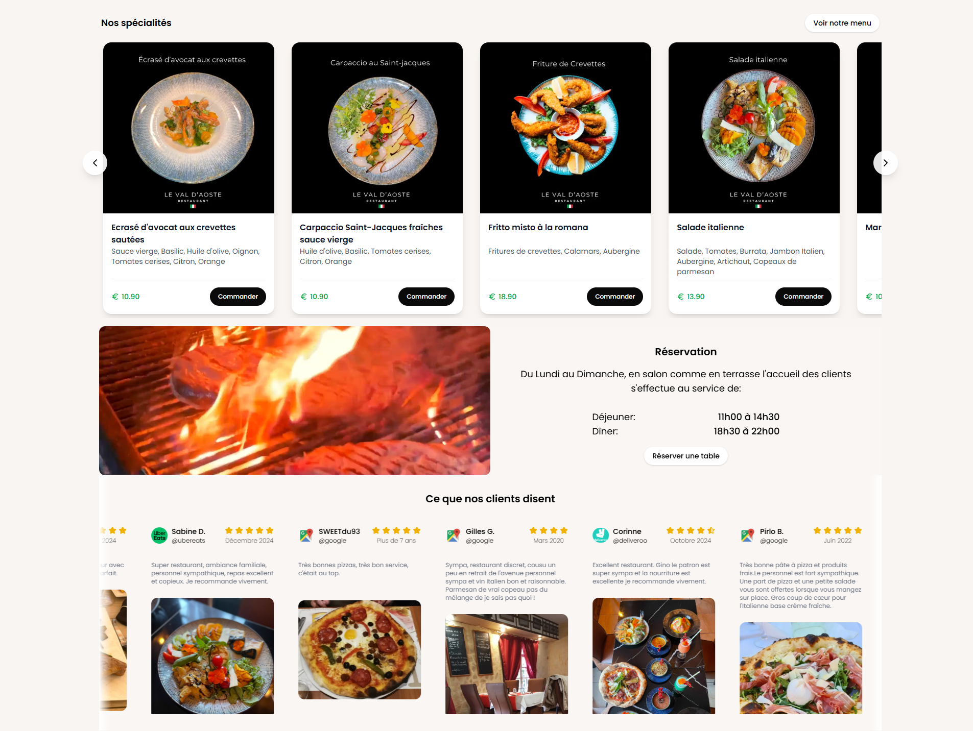 Le Val d'Aoste website